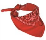 Bandana - MIL-TEC® - 54.5 x 54.5 cm- rosu western