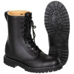 Bocanci din piele Combat