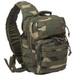 Rucsac Asalt One Strap Mil-Tec, Camuflaj Woodland
