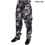 Pantaloni prespalati ripstop camuflaj urban