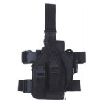 Toc pistol cu fixare pe picior sau curea - negru