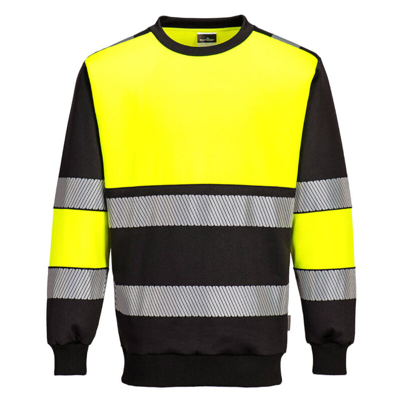 Pulover PW3 H-Vis Class 1- Galben Negru
