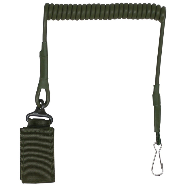Cablu de siguranta pentru pistol cu carabina - verde