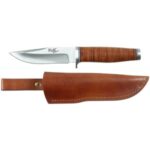 Cutit Pathfinder "Ranger 11", mâner din piele