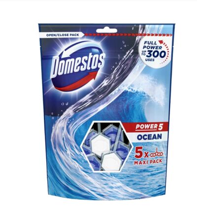 Odorizant toaleta Domestos Power5 5x55g Ocean