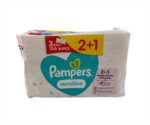 Servetele Pampers 3x52buc Sensitive